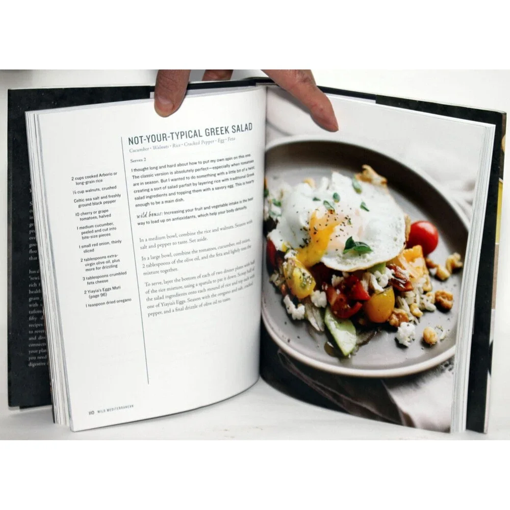 WILD MEDITERRANEAN New Plan for Healthy Gut, Stella Metsovas 2017 HC/DJ Cookbook